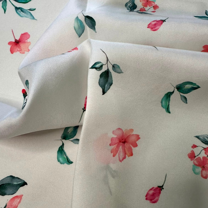 Giovanni Boulera Lavanta Bahçesi Mulberry Twill İpek Eşarp 65 cm x 65 cm